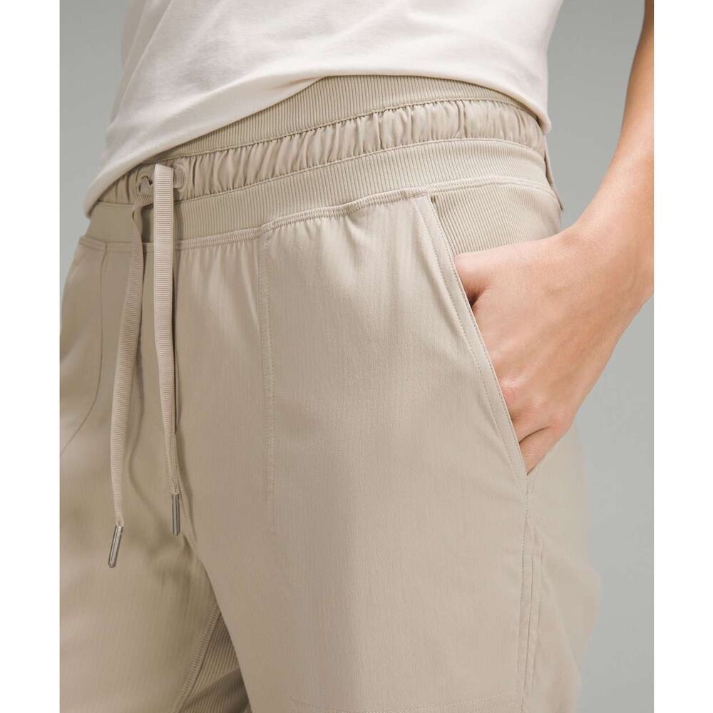 LULULEMON Dance Studio Mid-Rise Cropped Pant Size 4 Mojave Tan - Picture 2 of 11